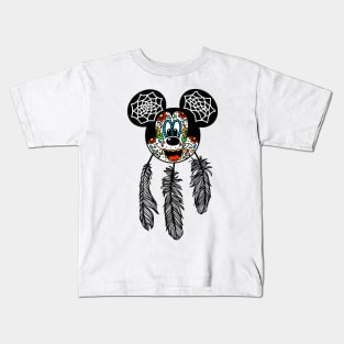 Day of the Dead Dream Catcher Kids T-Shirt